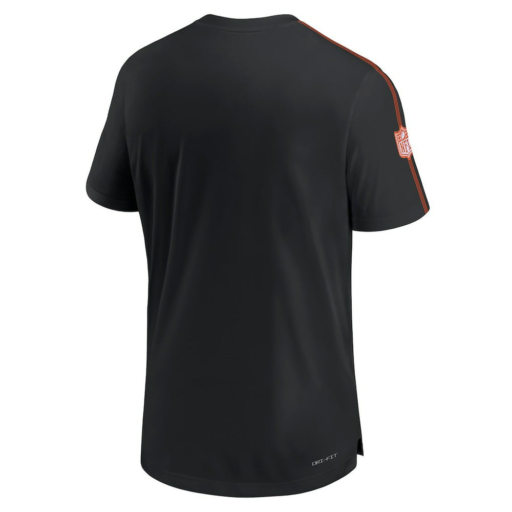 Cincinnati Bengals 2024 Sideline Coach UV Performance T-Shirt Black | Nike for Sale