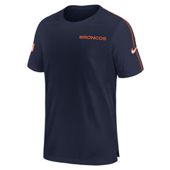 Denver Broncos 2024 Sideline Coach UV Performance T-Shirt Navy | Nike for Sale