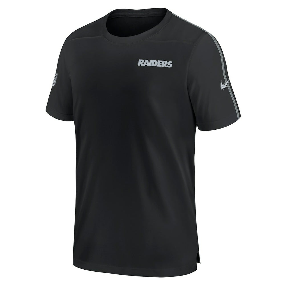 Las Vegas Raiders 2024 Sideline Coach UV Performance T-Shirt Black | Nike for Sale