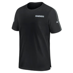 Las Vegas Raiders 2024 Sideline Coach UV Performance T-Shirt Black | Nike for Sale