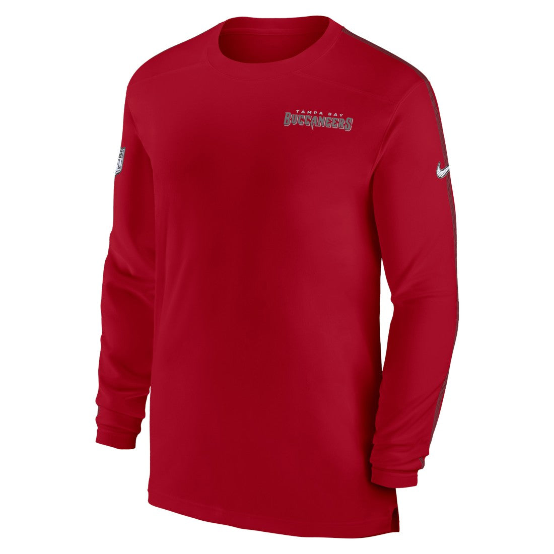 Tampa Bay Buccaneers Sideline Coach UV Performance Long Sleeve T-Shirt Red | Nike for Sale