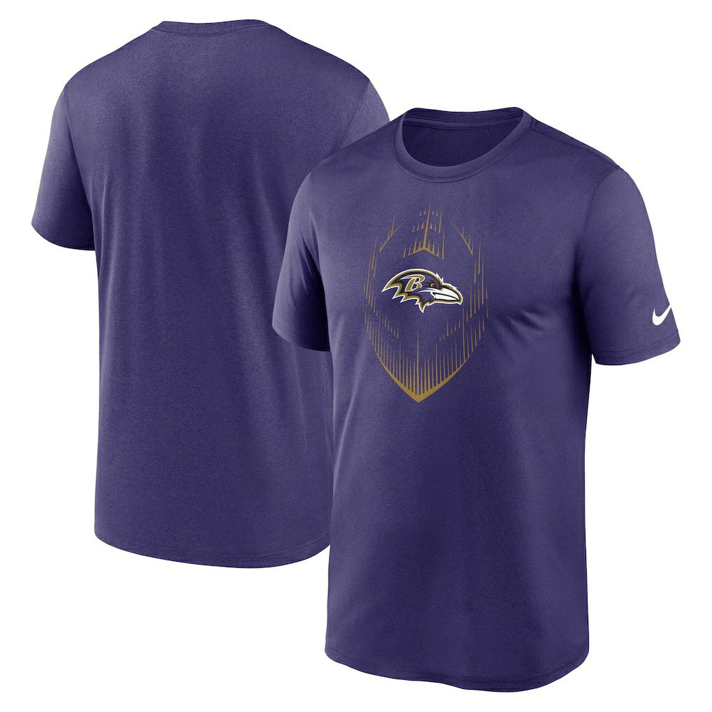 Baltimore Ravens Primetime Legend Icon Performance T-Shirt Purple | Nike for Sale
