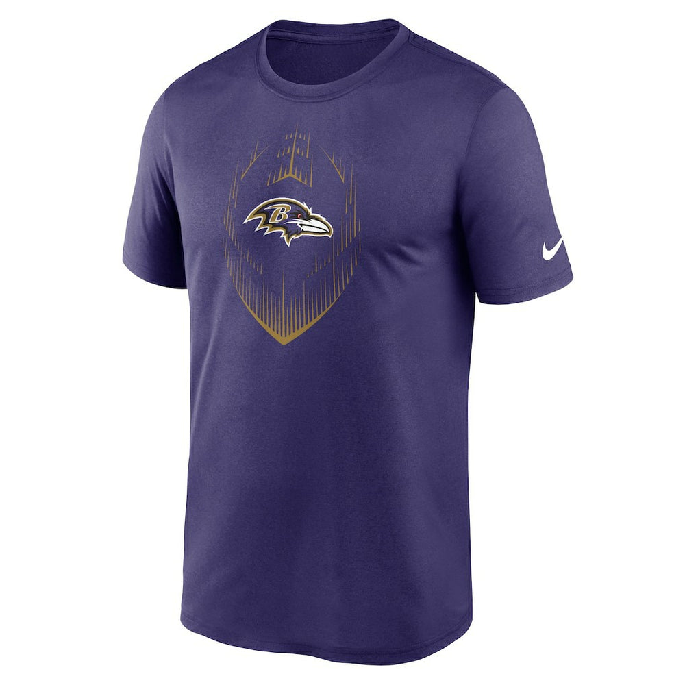 Baltimore Ravens Primetime Legend Icon Performance T-Shirt Purple | Nike for Sale