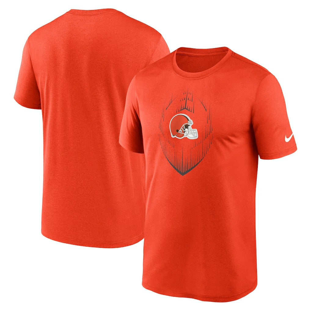 Cleveland Browns Primetime Legend Icon Performance T-Shirt Orange | Nike for Sale