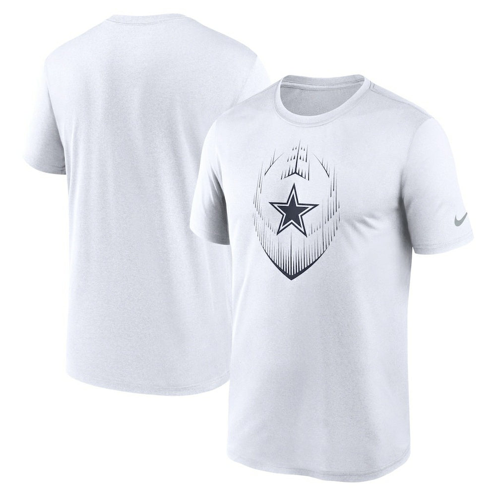 Dallas Cowboys Primetime Legend Icon Performance T-Shirt White | Nike for Sale