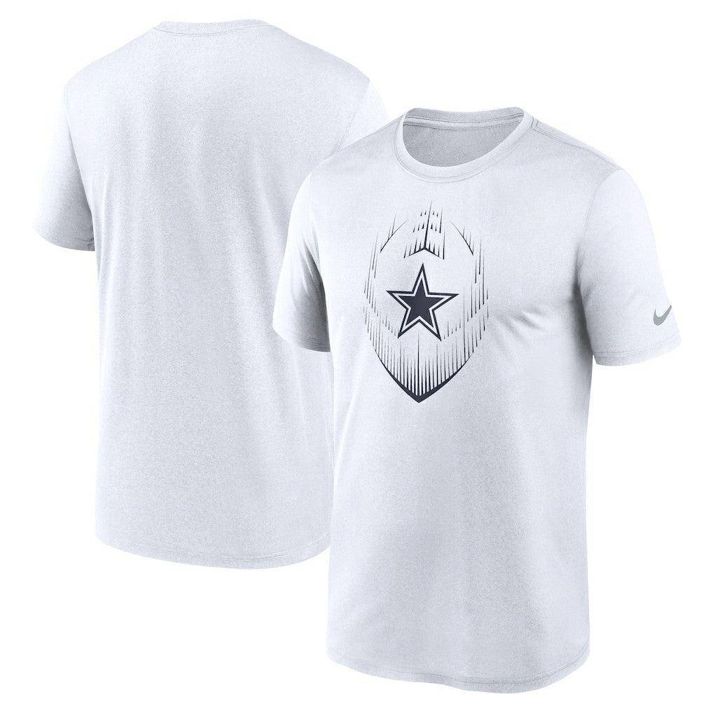 Dallas Cowboys Primetime Legend Icon Performance T-Shirt White | Nike for Sale