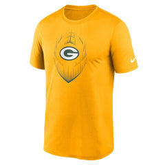 Green Bay Packers Primetime Legend Icon Performance T-Shirt Gold | Nike for Sale