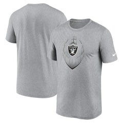 Las Vegas Raiders Primetime Legend Icon Performance T-Shirt Heather Gray | Nike for Sale