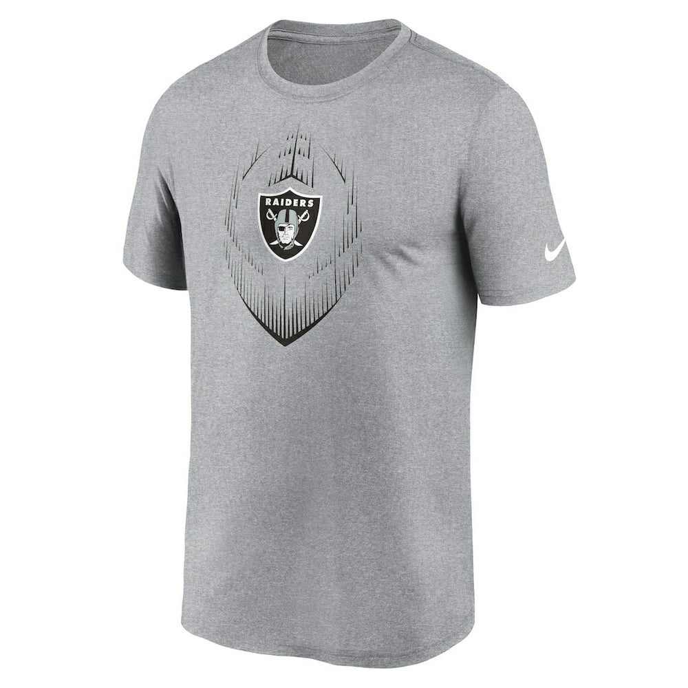 Las Vegas Raiders Primetime Legend Icon Performance T-Shirt Heather Gray | Nike for Sale