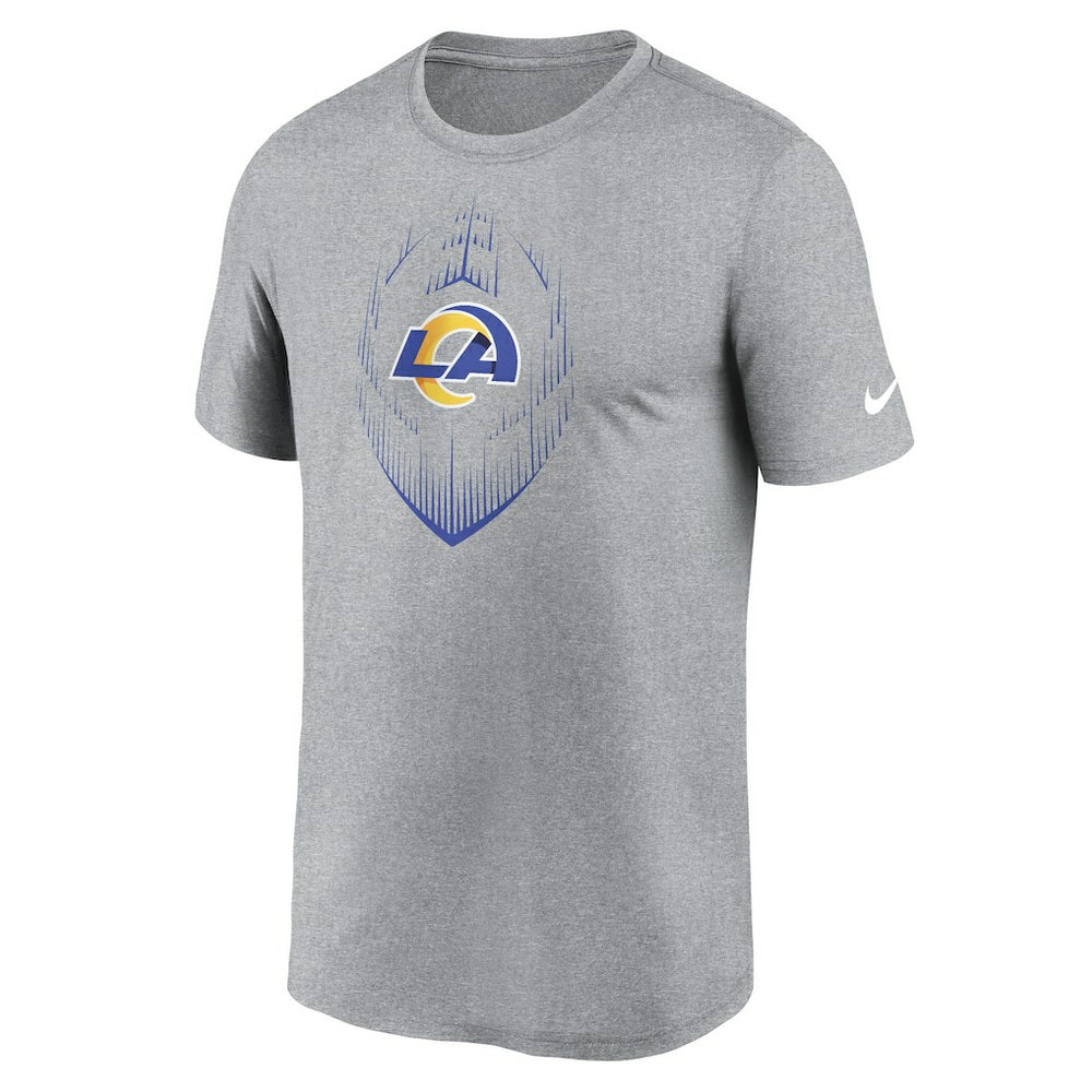 Los Angeles Rams Primetime Legend Icon Performance T-Shirt Heather Gray | Nike for Sale