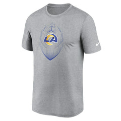 Los Angeles Rams Primetime Legend Icon Performance T-Shirt Heather Gray | Nike for Sale