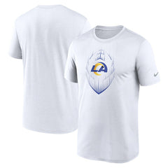 Los Angeles Rams Primetime Legend Icon Performance T-Shirt White | Nike for Sale