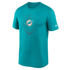 Miami Dolphins Primetime Legend Icon Performance T-Shirt Aqua | Nike for Sale