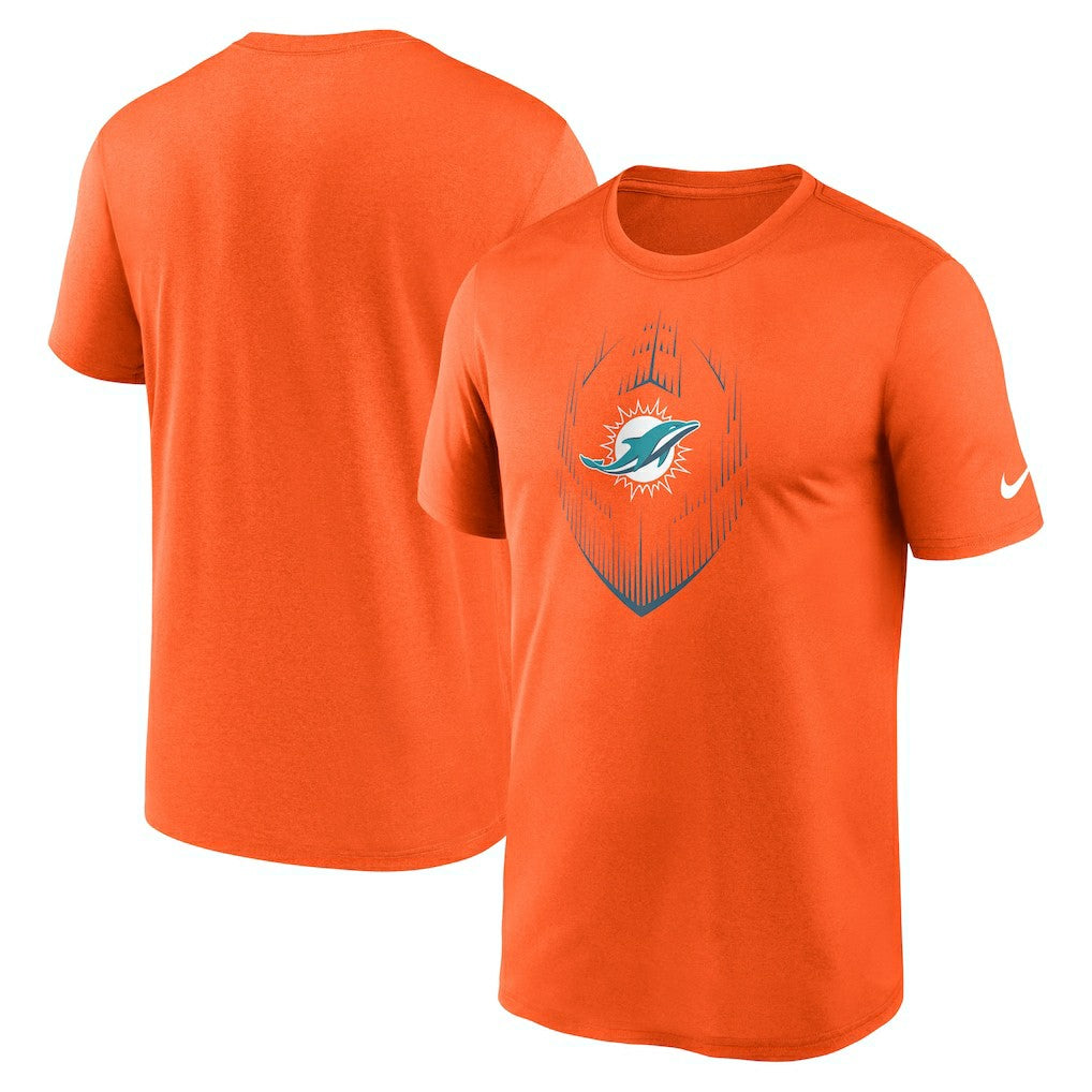 Miami Dolphins Primetime Legend Icon Performance T-Shirt Orange | Nike for Sale