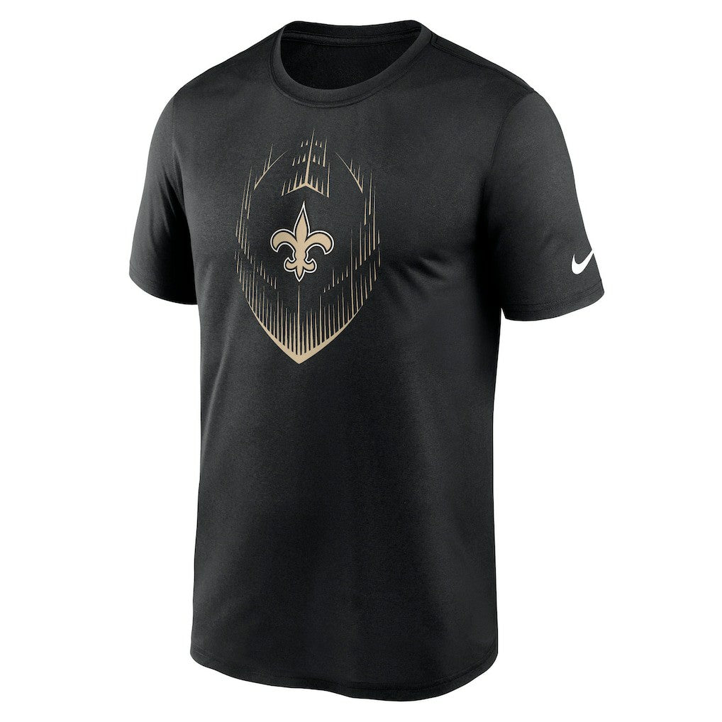 New Orleans Saints Primetime Legend Icon Performance T-Shirt Black | Nike for Sale