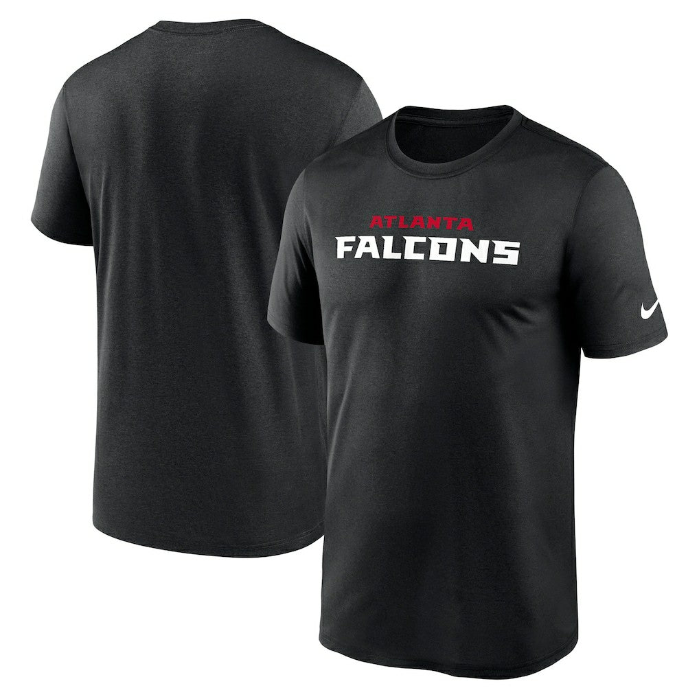 Atlanta Falcons Primetime Legend Wordmark Performance T-Shirt Black | Nike for Sale
