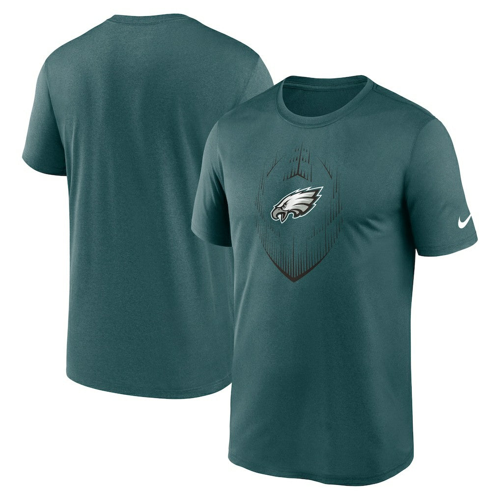 Philadelphia Eagles Primetime Legend Icon Performance T-Shirt Midnight Green | Nike for Sale