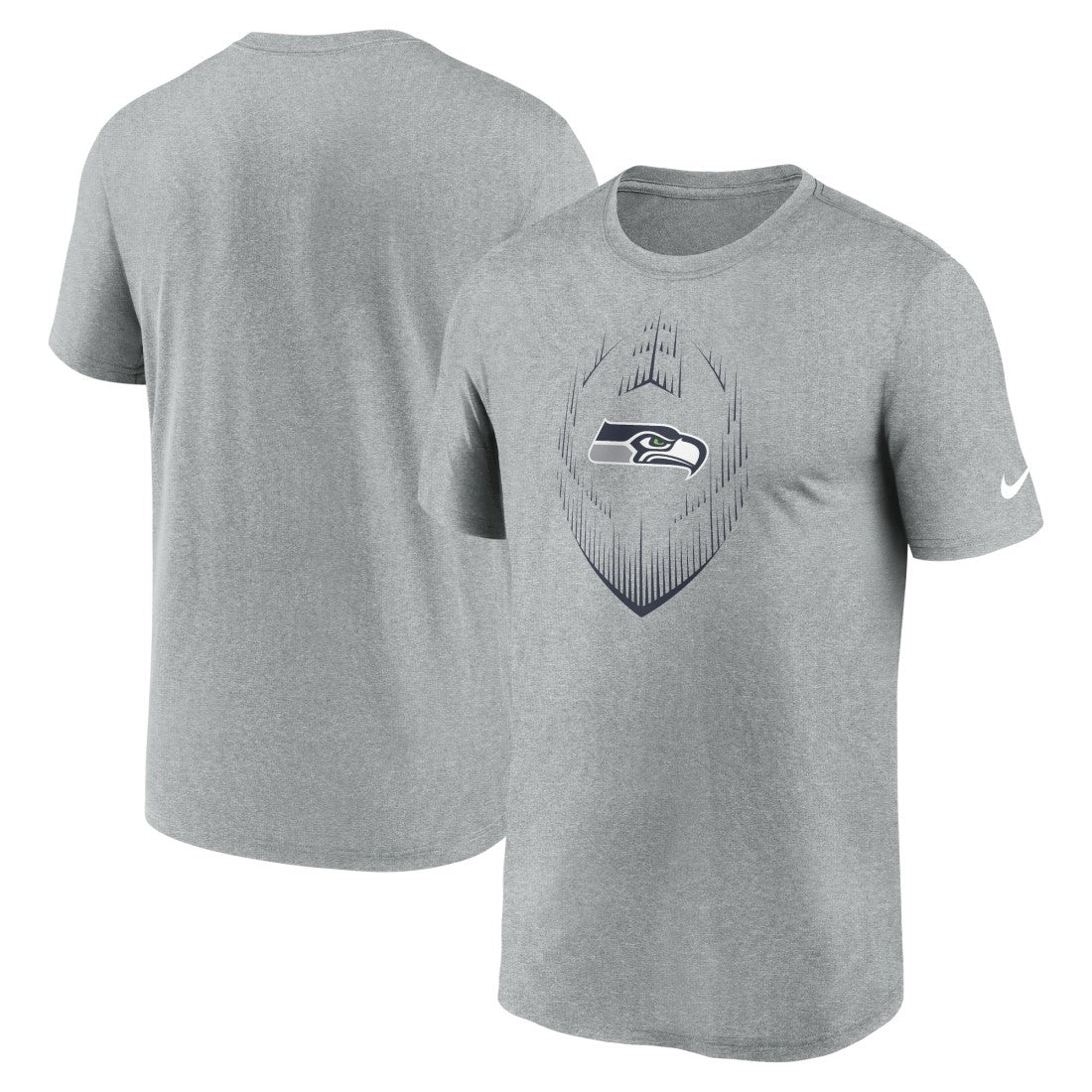 Seattle Seahawks Primetime Legend Icon Performance T-Shirt Heather Gray | Nike for Sale