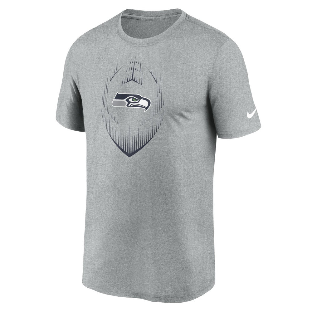Seattle Seahawks Primetime Legend Icon Performance T-Shirt Heather Gray | Nike for Sale