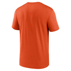 Chicago Bears Primetime Legend Wordmark Performance T-Shirt Orange | Nike for Sale