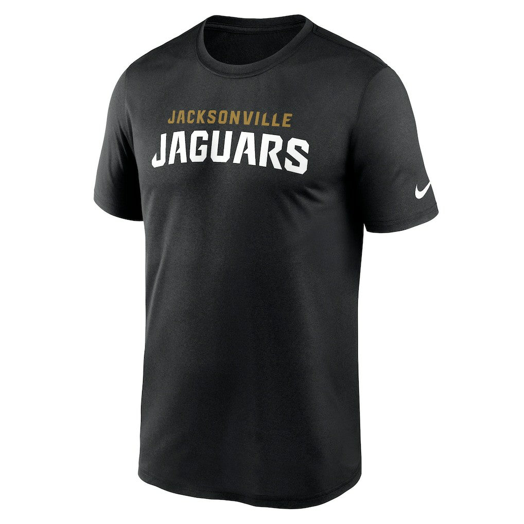 Jacksonville Jaguars Primetime Legend Wordmark Performance T-Shirt Black | Nike for Sale