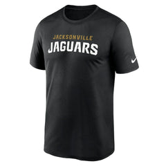Jacksonville Jaguars Primetime Legend Wordmark Performance T-Shirt Black | Nike for Sale