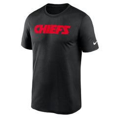 Kansas City Chiefs Primetime Legend Wordmark Performance T-Shirt Black | Nike for Sale