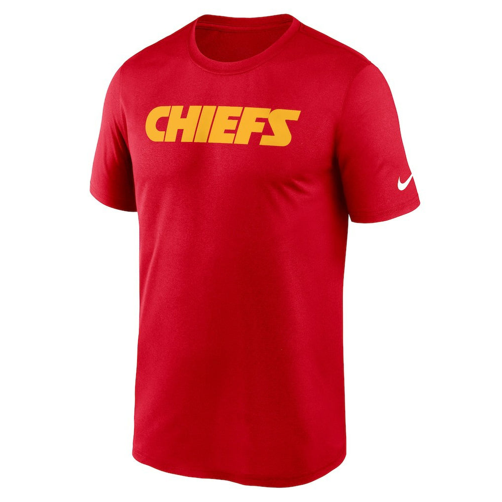 Kansas City Chiefs Primetime Legend Wordmark Performance T-Shirt Red | Nike for Sale