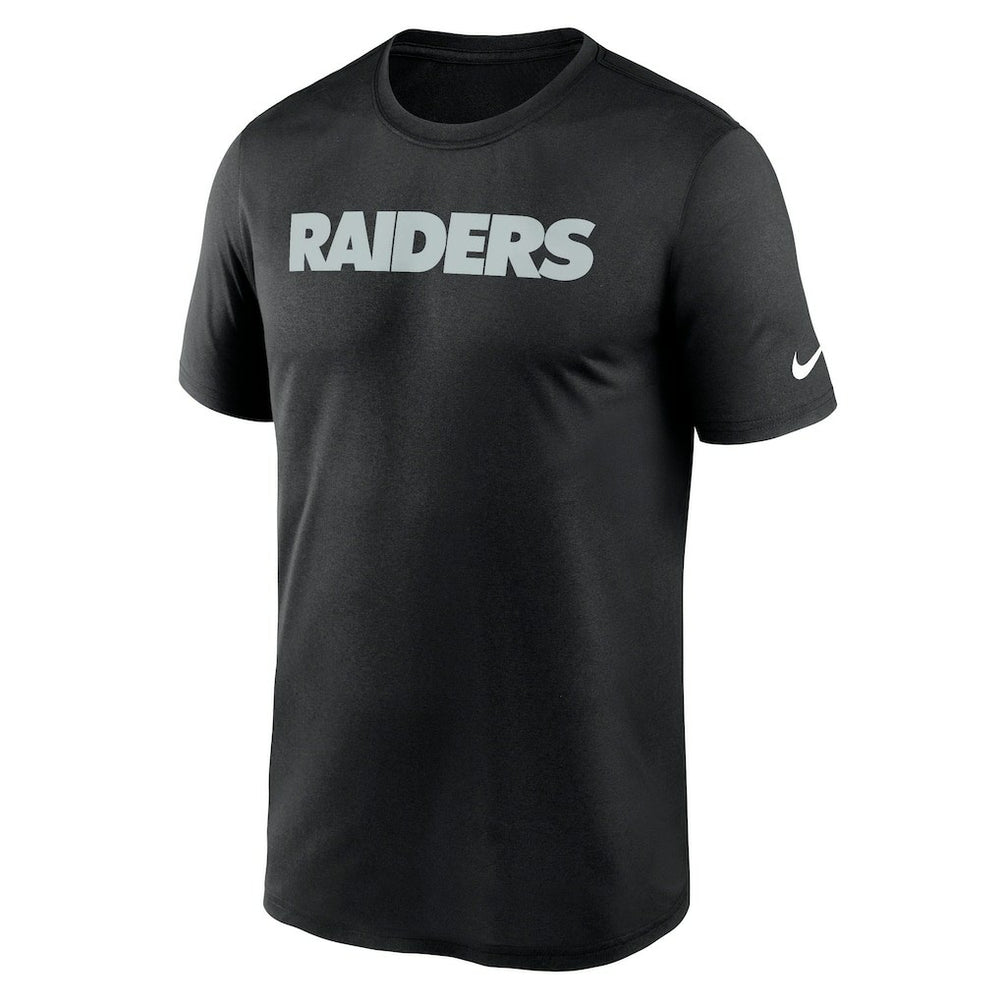 Las Vegas Raiders Primetime Legend Wordmark Performance T-Shirt Black | Nike for Sale