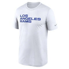 Los Angeles Rams Primetime Legend Wordmark Performance T-Shirt White | Nike for Sale