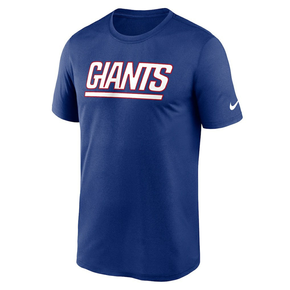 New York Giants Primetime Legend Wordmark Performance T-Shirt Royal | Nike for Sale