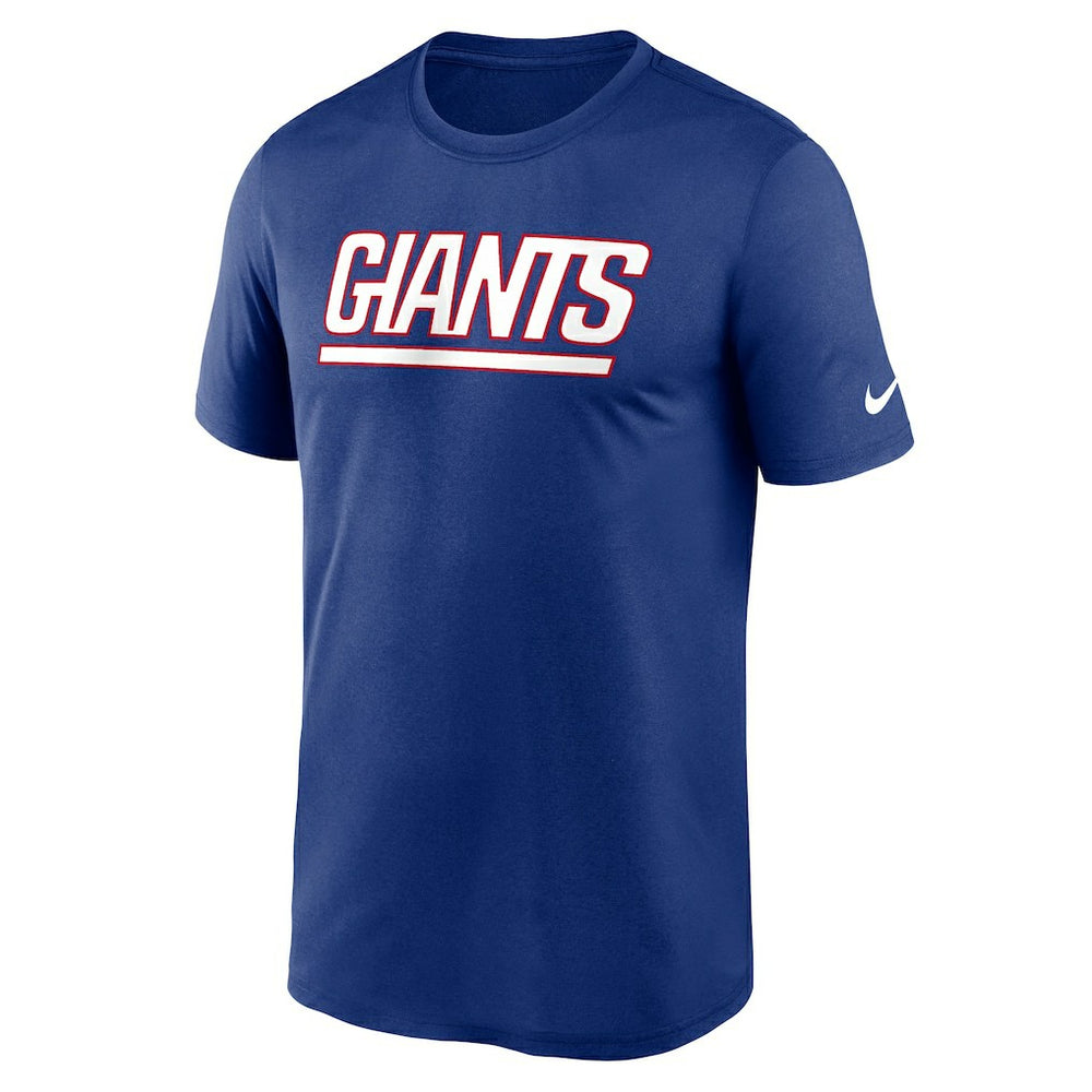 New York Giants Primetime Legend Wordmark Performance T-Shirt Royal | Nike for Sale