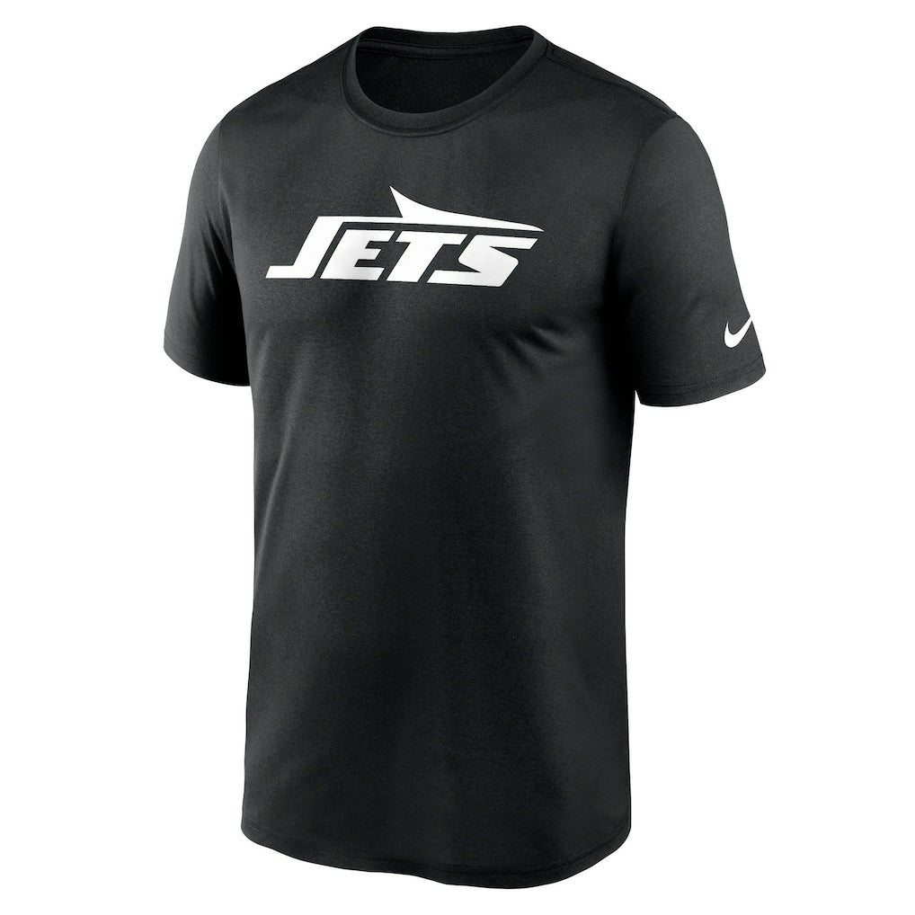 New York Jets Primetime Legend Wordmark Performance T-Shirt Black | Nike for Sale