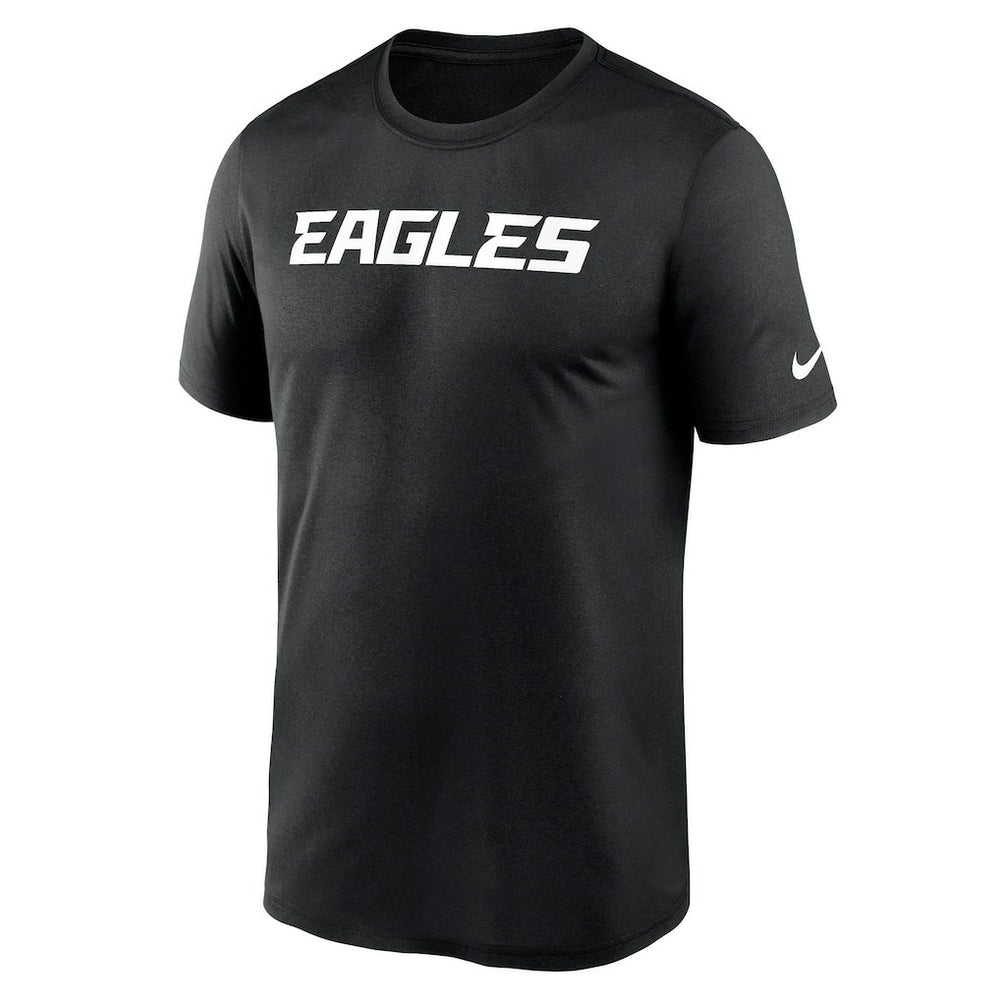 Philadelphia Eagles Primetime Legend Wordmark Performance T-Shirt Black | Nike for Sale