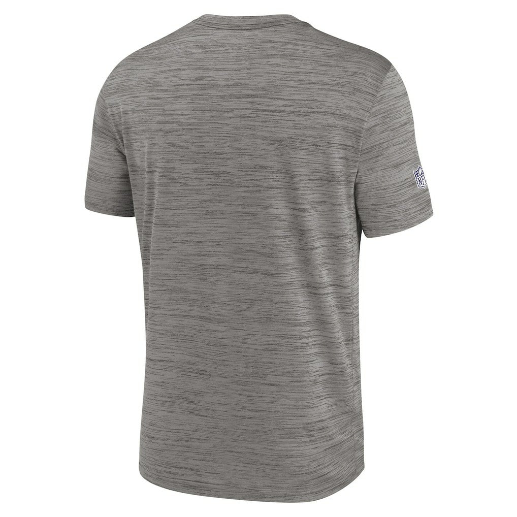 Baltimore Ravens Sideline Velocity Dri-FIT T-Shirt Gray | Nike for Sale