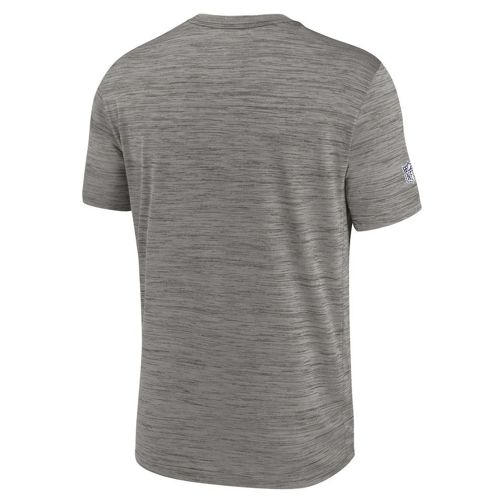 Baltimore Ravens Sideline Velocity Dri-FIT T-Shirt Gray | Nike for Sale