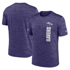 Baltimore Ravens Sideline Velocity Dri-FIT T-Shirt Purple | Nike for Sale