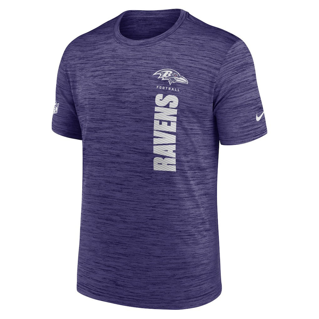 Baltimore Ravens Sideline Velocity Dri-FIT T-Shirt Purple | Nike for Sale