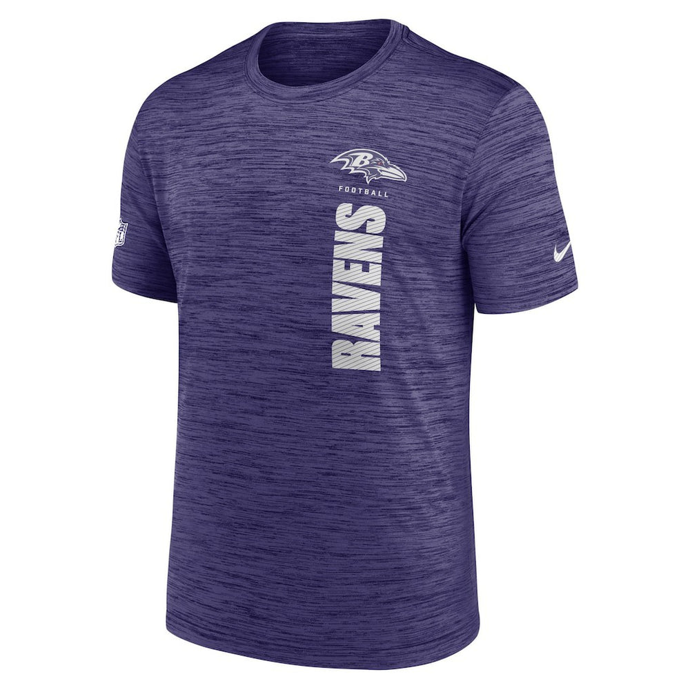 Baltimore Ravens Sideline Velocity Dri-FIT T-Shirt Purple | Nike for Sale