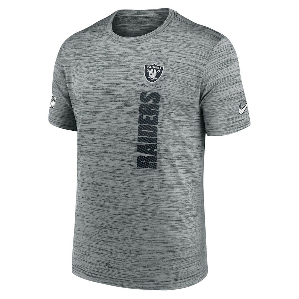 Las Vegas Raiders Sideline Velocity Dri-FIT T-Shirt Gray | Nike for Sale