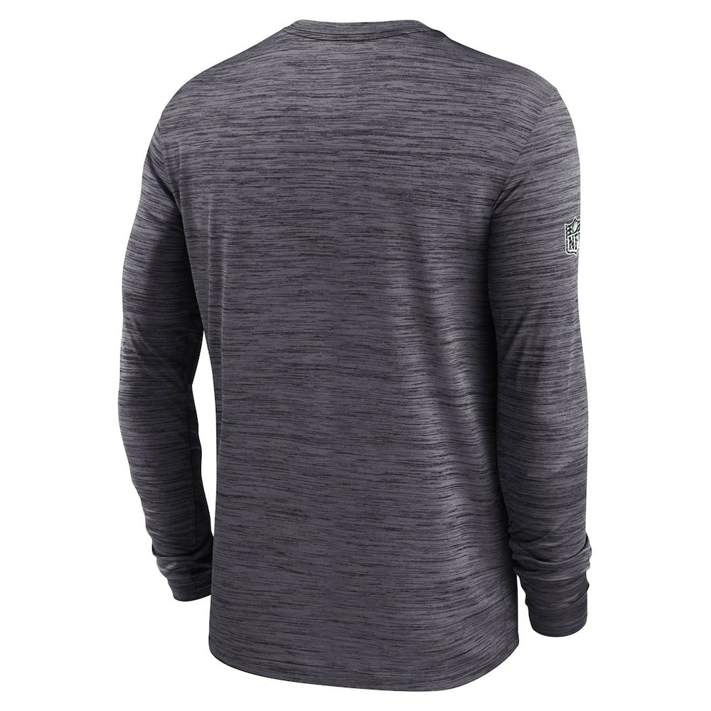 Las Vegas Raiders Sideline Velocity Dri-FIT Long Sleeve T-Shirt Black | Nike for Sale
