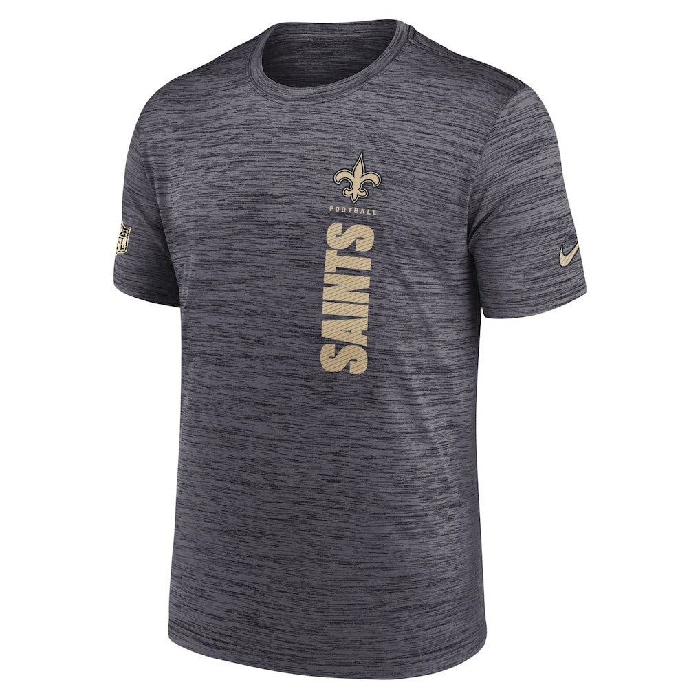 New Orleans Saints Sideline Velocity Dri-FIT T-Shirt Black | Nike for Sale