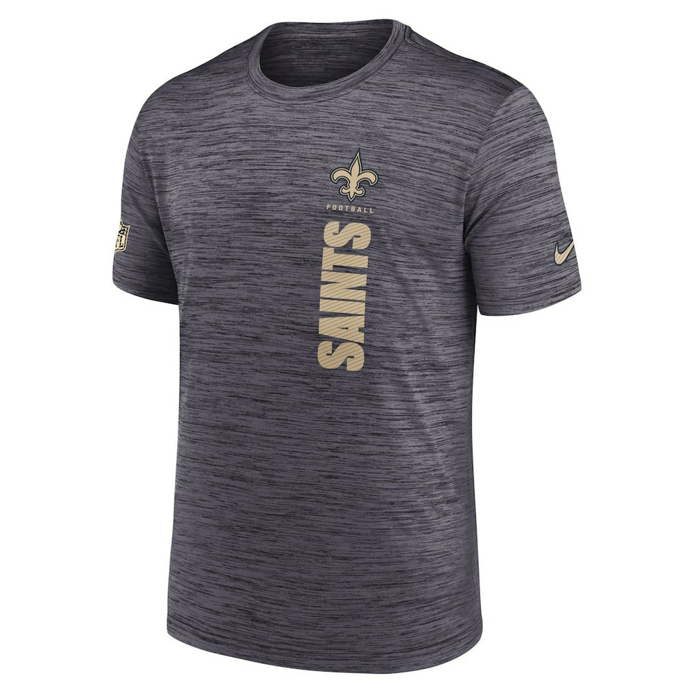 New Orleans Saints Sideline Velocity Dri-FIT T-Shirt Black | Nike for Sale