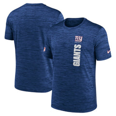 New York Giants Sideline Velocity Dri-FIT T-Shirt Royal | Nike for Sale