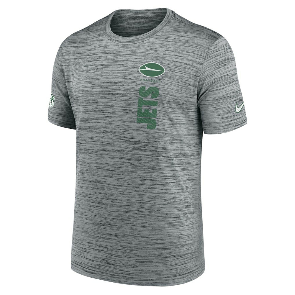 New York Jets Sideline Velocity Dri-FIT T-Shirt Gray | Nike for Sale