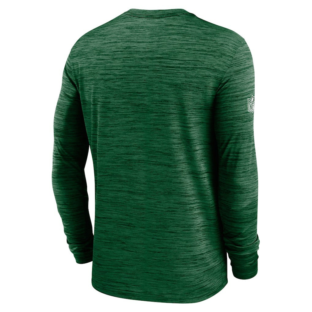 New York Jets Sideline Velocity Dri-FIT Long Sleeve T-Shirt Green | Nike for Sale
