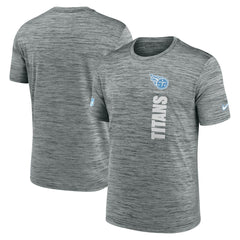 Tennessee Titans Sideline Velocity Dri-FIT T-Shirt Gray | Nike for Sale