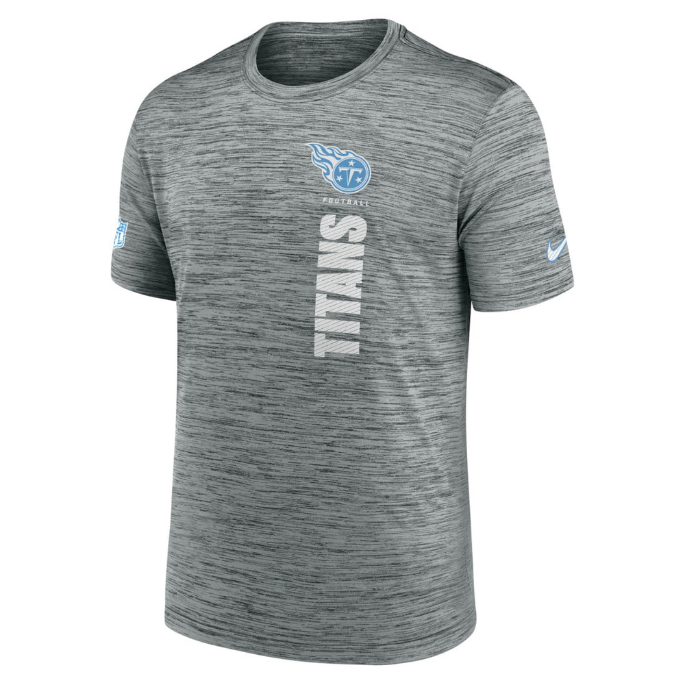 Tennessee Titans Sideline Velocity Dri-FIT T-Shirt Gray | Nike for Sale