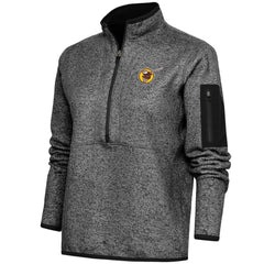San Diego Padres Antigua Women's Cooperstown Logo Fortune Quarter-Zip Pullover Jacket - MLB