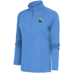 Tampa Bay Rays Antigua Women's Cooperstown Tribute Half-Zip Pullover Top - MLB